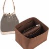 Lckaey Lckaey Purse Organizer For Noe Inner Bag Noe Bb Bucket Bag Petit Noe Nm Storage Bag Small Zipper Insert3053Coffee-L | Handbag Accessories