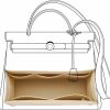 Doxo Doxo Tote Bag Organizer For H Herbag 31,Felt Purse Insert With Muti-Pockets,Zippers Design Handbags Shaper Dividers.(Herbag 31,Beige-Felt) | Handbag Accessories