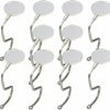 Zerodeko Zerodeko 10Pcs Purse Hook Hanger Table Desk Hanger Holder Portable Bag Holder Under Counter Christmas Stocking Holders Mantel Hooks Hanger | Handbag Accessories