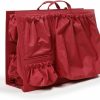 ToteSavvy Totesavvy Original Tote Organizer (14X10X4") 11 Pockets For Changing Bag, Handbag, Backpack Removable Insert Stylish Divider Caddy For Essentials (Original, Luxe Red) | Handbag Accessories