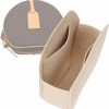 Lckaey Lckaey Round Bag Case-Purse Insert For Round Bag Applicable To Old Flower Soft Bag, Support Kuqi Round Bag Organizer2078-Khaki-S | Handbag Accessories