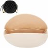 WADORN Wadorn Felt Purse Organizer Inserts, Round Handbag Organizer Circle Shoulder Bag Shaper Felt Round Cosmetic Pouch Bag For Ophidia Gg Small Women Purse Liner Bag In Bag, 6.4X2.2 Inch (Beige) | Handbag Accessories