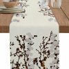 Lsrtoss Lsrtoss Black Brown Branches Table Runner 120 Inches Long Farmhouse Dress Scarves, Watercolor Botanical Abstract Art Rustic Dining Tablerunner For Coffee Table/Kitchen Island/Party Decor, 13\" X 120\" | Handbag Accessories