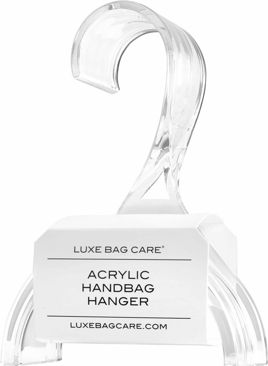 Luxe Bag Care Luxe Bag Care Luxury Purse Closet Acrylic Hanger 3 Pack - Protect, Organize, Display - Saves Integrity Of Purse Handles - Acrylic Hanger For Closet - Luxury Purse Organizer - 3 Pieces | Handbag Accessories