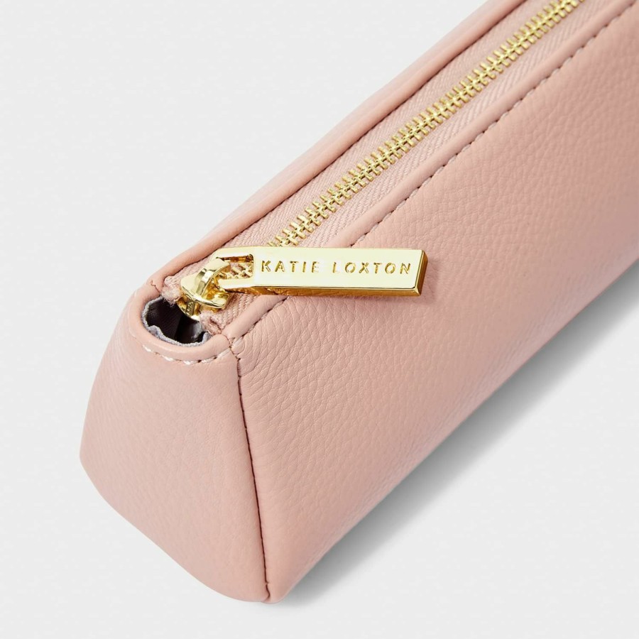 KATIE LOXTON Katie Loxton Vegan Leather 8 X 2 Vegan Leather Accessory Organizer Pencil Case Holder Pink | Handbag Accessories