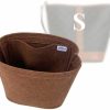 SAMORGA Samorga (4-53/ C-Triomphe-Bucket-S) Small Bucket In Triomphe Canvas Bag Organizer Insert Innerbag (2Mm Brown Heather) | Handbag Accessories