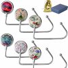 BEAVOING Purse Hooks Beavoing Set Of 6 Purse Hooks,Purse Hooks For Table, Mixed Pattern Table Hanger For Women &Girl Gift | Handbag Accessories