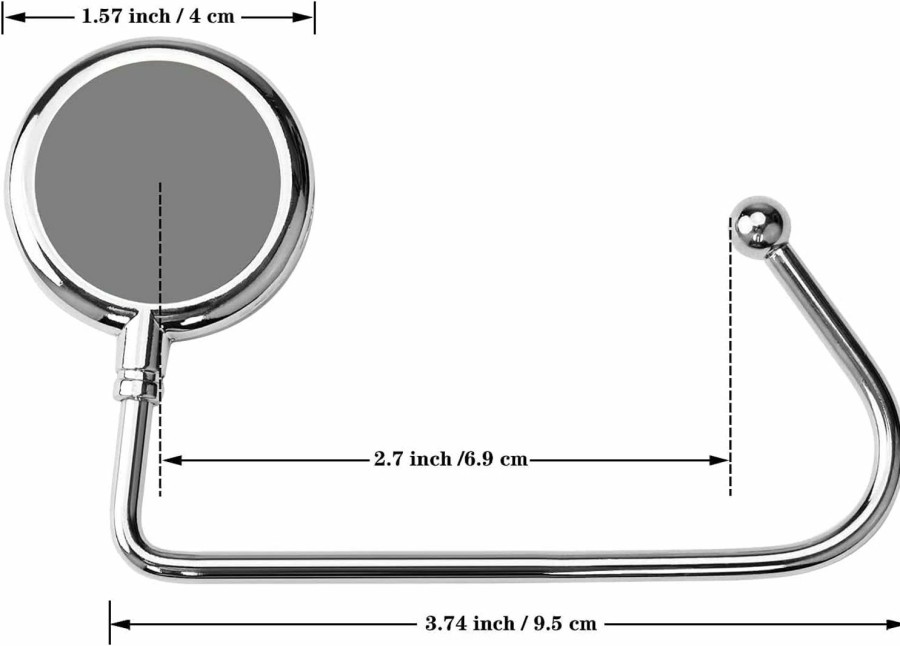 BOLIZHEN Bolizhen Purse Hook For Table Portable Handbag Hanger Bag Storage Stylish Desk Hook For Women Office Lady Girl Mother Gift (Marble Hook 2Pack),Bolizhen-005 | Handbag Accessories