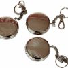 2.J. 2.J. Set Of 3 Portable Round Pocket Ashtrays, Beach Ashtray, Small Anti-Odor Metal Ashtray, Can Be Used As A Pill Box With Cigarette Rest That Unfolds When Opening The Ashtray | Handbag Accessories