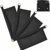 WADORN Wadorn 4Pcs Organizer Insert Of Wallet Conversion Kit For Emily Wallet Lv Sarah Bag Clutch Wallet Conversion Kit Purse Crossbody Convert Liner Insert Soft Leather With D Rings, Black, 17X6.8Cm | Handbag Accessories