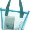 Vctitil Vctitil Women Handbag Summer Fashion Makeup Bag Transparent Foldable Mesh Large Storage Bag | Handbag Accessories