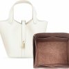 jiesinlov Jiesinlov Purse Organizer Insert For Handbags,Felt Bag Organizers Fit Birkin 35 (Beige-35) | Handbag Accessories