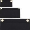 WADORN Wadorn 3Pcs Felt Purse Organizer Inserts (No Chain) For Pochette, Envelope Bag Insert Organizer Flip Wallet Insert Liner Diy Bag Conversion Insert For Women Clutch Uptown Pochette, Black | Handbag Accessories