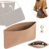 COICOIC Coicoic Crossbody Conversion Kit For Neverfull Pouch, Purse Insert Organizer Compatible With Lv Neverfull Mm Gm Pouch, Convert Tote Inner Pochette Into A Crossbody (Beige) | Handbag Accessories