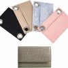 WADORN Wadorn 4 Colors Purse Felt Insert Organizer, Mini Handbag Insert Liner Felt Envelope Bag Tote Bag In Bag Inner With Eyelet For Clutch Crossbody Conversion Kit, 3.3X2.1 Inch | Handbag Accessories