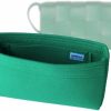 SAMORGA Samorga (12-18/ Bv-Cassette Bag Organizer For Bv Cassette Bag Organizer Insert Innerbag (2Mm Emerald) | Handbag Accessories