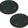 Curqia Curqia 2 Pack Round Pu Leather Bag Bottom Shaper Cushion Hand-Woven Bag Pad(Black) | Handbag Accessories