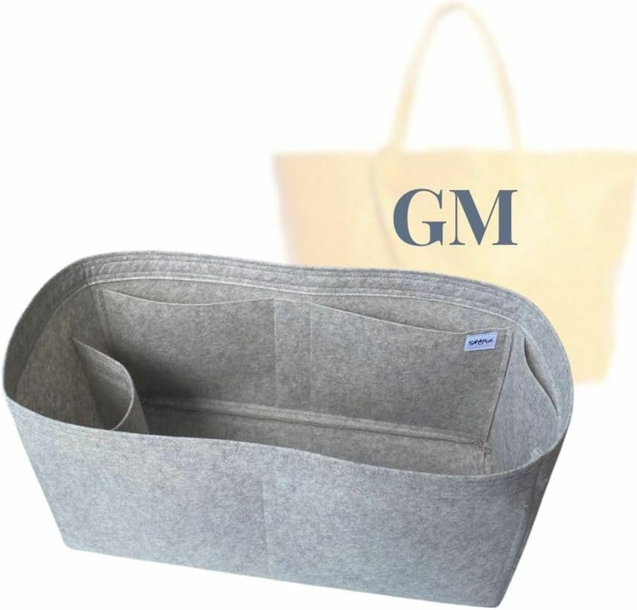 SAMORGA Samorga (5-14/ Go-St-Louis-Gm5 St. Louis Gm Bag Organizer Insert Innerbag (1.2Mm Linen) | Handbag Accessories