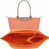 LOUKAYCCI Loukaycci Purse Organizer Insert For Le Pliage Medium Handbags Insert(Orange, Medium) | Handbag Accessories