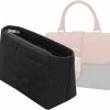 Lckaey Purse Organizer Insert For Lining Finishing For Locky Bb Inner Bag Lock Head Postman Bag Inner Support Bag.2031Black18*6 * 12Cm | Handbag Accessories