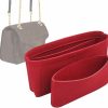 Lckaey Lckaey Purse Organizer Insert For Passy Postman Liner Bag Chain Pack Storage Organizer2087Claret-A | Handbag Accessories