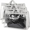 Outgeek Outgeek 3Pcs Purse Storage Bag Organization Purse Dust Bag Organizer Clear Plastic Lightweight Protective Waterproof Handbag Protector (3Pcs - 3*Xl) | Handbag Accessories