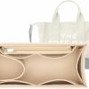 Lckaey Lckaey Purse Insert Insert For Marc Jacobs Large Tote Bag Tote Bag Insert Organizer 2042Beige-L | Handbag Accessories