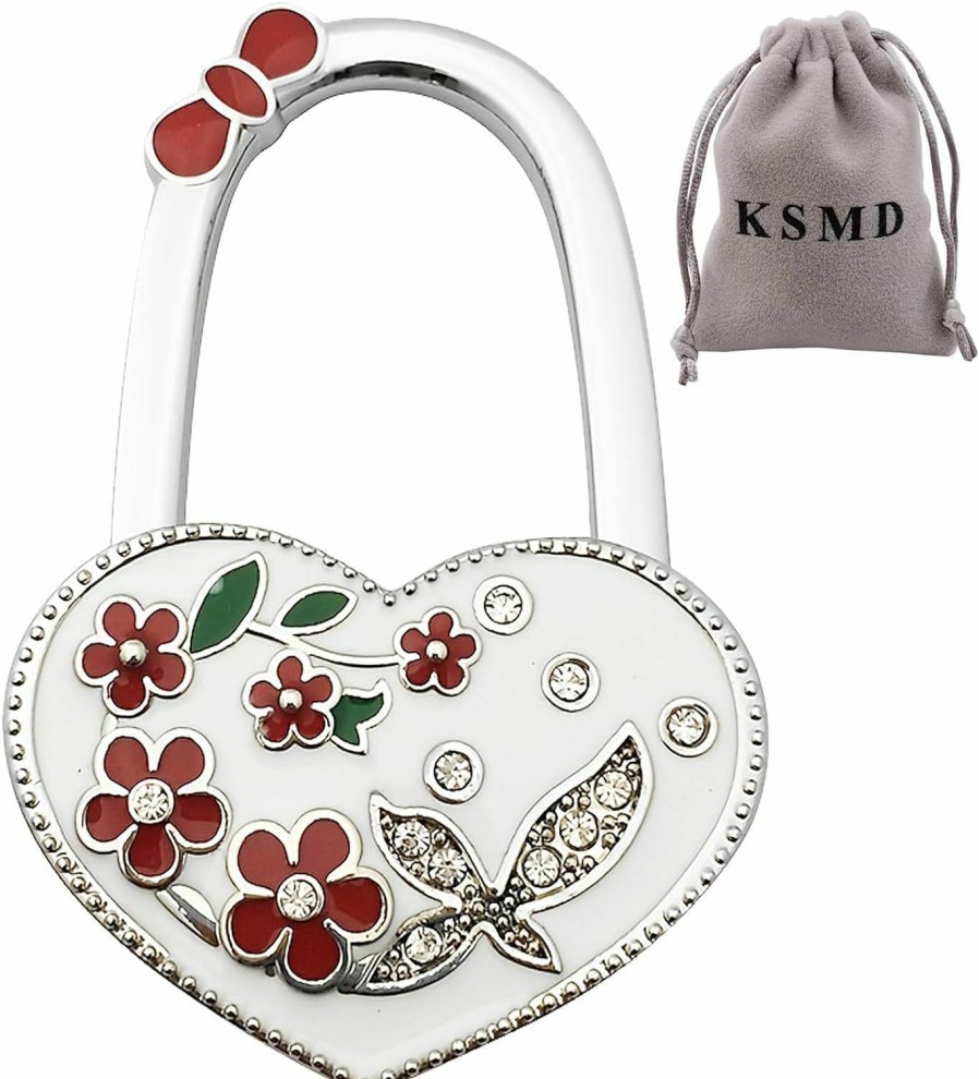 KSMD Ksmd Variety Design Purse Hooks For Table And Bars,Portable Purse Hanger Organizers Hooks Handbag Pocketbook Holder Bag Storage For Desk,Foldable Folding Purse Table Hook Hanger | Handbag Accessories