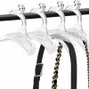 BESSER HAUS Besser Purse Hanger Organizer 4 Pcs,Purse Organizer For Closet, Acrylic Purse Handbags Organizer,Protecting Bag Shape And Organizing Space(White) | Handbag Accessories