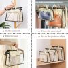 WyXyRy Wyxyry 3Pcs Dust Bags For Handbags, Purse Storage Bag, Purse Covers For Dust And Storage Dollar, Purse Bags For Storage, Closet Bag, Transparent Bag, With 3Pcs S-Shaped Hanging Use (Beige, (L-Xl-Xxl)) | Handbag Accessories