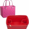 Lckaey Lckaey Beach Bag Organizer For Bogg Accessories Large Organizer Storage For Bogg Bag Organizing Divider Cooler Insert 3018Pink-L | Handbag Accessories