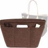 Lckaey Lckaey Purse Organizer Insert For Neverfull Tote Handbags,Felt Bag Organizer With Zipper1075Beige-M | Handbag Accessories