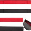 WADORN Wadorn 4Pcs Base Shaper For Woc Handbag, 2 Colors Felt Bag Base Shaper With Wings 10.2/7.1 Inch Rectangle Clutch Bag Bottom Pads Wallet Liner Board Shaper, Black And Red | Handbag Accessories