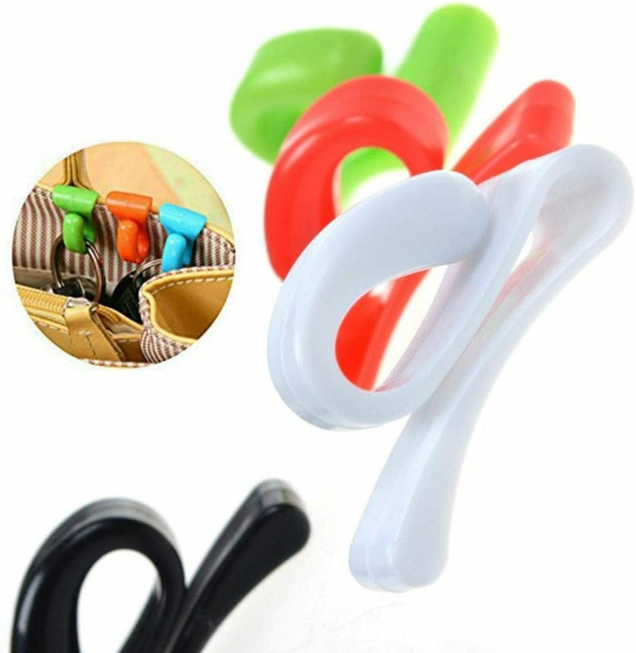 AKOAK Akoak 6 Pieces Assorted Color Handbag Key Organizer Key Clips Key Hook Hangers For Purses Bags | Handbag Accessories