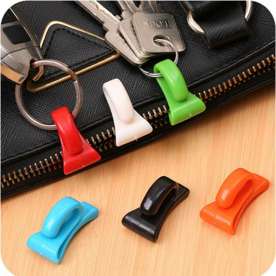 AKOAK Akoak 6 Pieces Assorted Color Handbag Key Organizer Key Clips Key Hook Hangers For Purses Bags | Handbag Accessories