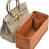 SMART DK Smart Dk Purse Organizer Insert Suitable For Birkin25/30/35 Bag Organizer (Gray, Bk 30) | Handbag Accessories