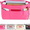 HyFanStr Hyfanstr Purse Organizer Insert With Zipped Top For Tote Bag, Handbag Shaper With 13 Pockets | Handbag Accessories