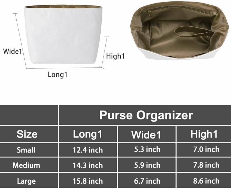 DOIAPUOS Doiapuos Purse Organizer Insert For Longchamp Le Pliage M Handbag Insert,Dupont Lightweight | Handbag Accessories