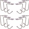 SHENGDING Shengding Jinyatu 12Pcs Table Side Hook Handbag Hook Clamp On Under Desk Hooks Save Space Metal Hook For Table To Hang Handbags Purse Backpack Headsets Bags | Handbag Accessories