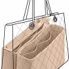 Lckaey Tote Bag Organizer Purse Insert For Chanel Gst Liner Bag Women Large Tote Bag Insert | Handbag Accessories