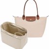 DOIAPUOS Doiapuos Purse Organizer Insert For Longchamp Le Pliage M Handbag Insert (Beige, Medium) | Handbag Accessories