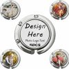 TUSANEII Tusaneii Custom Purse Hook, Round Personalized Purse Hanger Handbag Hook With Your Photo/Logo/Text, Wedding Valentine'S Day Birthday Favor Gift, Style1 | Handbag Accessories