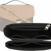 Lckaey Lckaey Purse Organizer For Messenger Bag Inserts Pochette Metis Lined Zipper Storage2084Coffee | Handbag Accessories