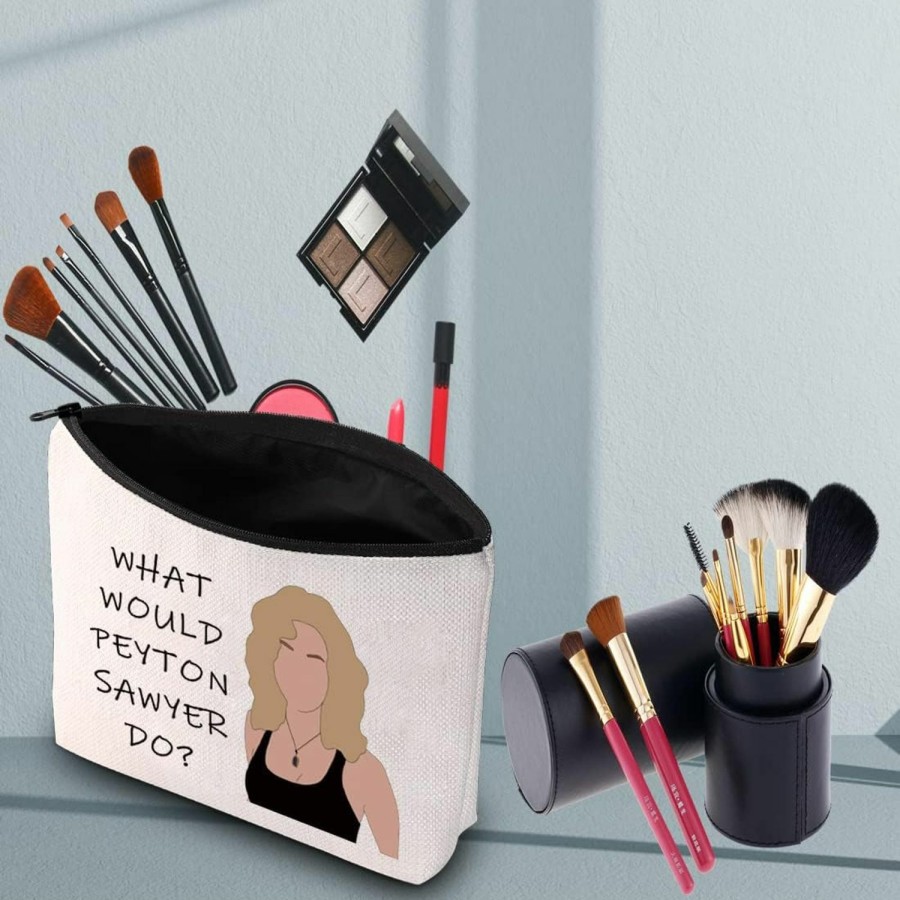 PWHAOO Pwhaoo Tree Hill Zipper Pouch Bag What Would Peyton Sawyer Do Cosmetic Bag Gift For Fans (Peyton Sawyer B) | Handbag Accessories