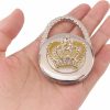 QTMY Qtmy Rhinestone Imperial Crown Purse Hanger For Tables Foldable Handbag Hook | Handbag Accessories