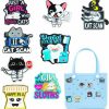 QTKJ Qtkj Charms For Bogg Bag, Sequin Animal Acrylic For Bogg Bag Accessories, Compatible With Women Rubber Beach Bag Tote Handbag Decoration(8 Pcs) | Handbag Accessories