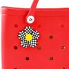 Vagocom Vagocom Flower Charm Inserts Accessory For Bogg Bag And Simply Southern Tote,Decorative Accessories For Customizing Your Bag | Handbag Accessories