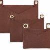 AMIJOUX Amijoux 3 Pcs Brown Purse Felt Insert Organizer,Felt Handbag Insert Liner For Handbag Pochette Envelope Bag, Eyelet Pouch Purse For Kit Tote Bag Conversion Organizer | Handbag Accessories