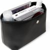 CLEXION Clexion Leather Purse Organizer Insert- Leather Bag Insert For Tote & Purse, Black, Size Large | Handbag Accessories