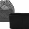 Lckaey Lckaey Felt Purse Organizer Insert For Gabrielle Backpack Organizer Gabrielle Tramp Bag Insert 2097Black-S | Handbag Accessories